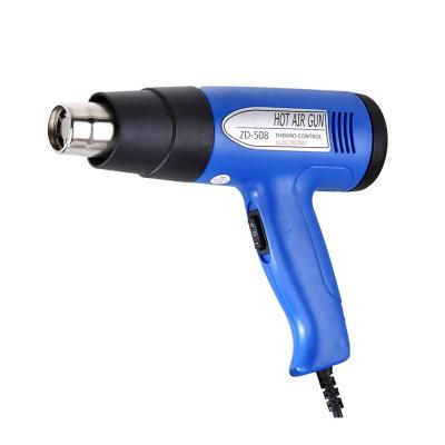 China Zhongdi ZD-508 1500W Heat Gun Pneumatic Heat Gun Variable Temperature 350-500 Degree Quick Heat For Crafts Shrink Wrapping Phone Repair ZD-508 for sale