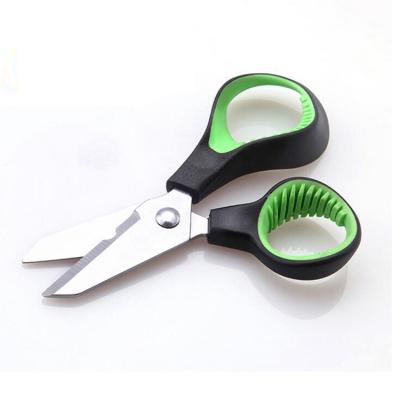 China Fishing Fishing Scissors for Cutting Fishing Lines with Soft PP+TPR Handle Braided Thread Cutter Accessories Fishing Scissors for sale