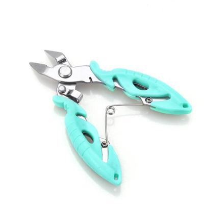 China Fishing New Stainless Line Fishing Scissor Cutter For Fishing With ABS Handle Lock Device Braided Fishing Scissor Cutter for sale