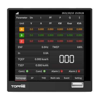 Κίνα OEM 3 phase 4G power energy Analyzer Electrical Network Analyzer Power meter Energy Quality Meters embedded installation προς πώληση