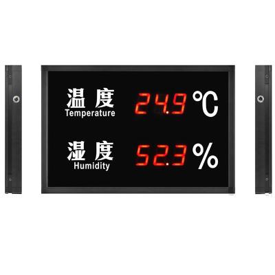 China Wholesale Wall-mounted Large led screen temperature and humidity board with RS485 interface for Waiting room for sale