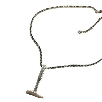 China CLASSIC Hot Sale Wholesale Hammer Necklace 925 Sterling Silver Jewelery Chain For Party for sale