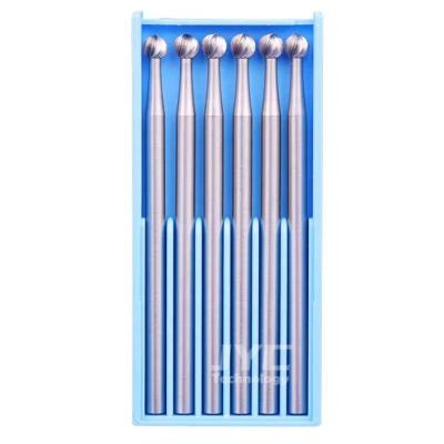 China Jewelry Dental Diamond Grinding Burs Round Tungsten Carbide Burs for sale