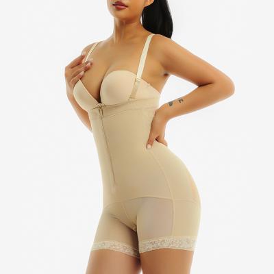 China Antibacterial Trainer Shapewear Ladies Bodysuit Women Waist Shaping Slimming Bodyshaper Seamless Jumpsuit Full Body Shapewear For Women for sale