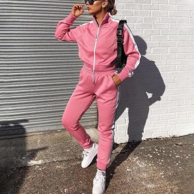 China Women's Sexy Two Piece Sets Casual Women's 2 Piece Set Sportswear Fitness Suit Sets QUICK DRY for sale