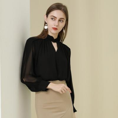 China Spring Autumn Fashion Casua White Loose Breathable Women Tops Fashionable Blouse for sale