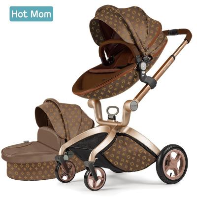 China Aluminum Alloy Hot Mom Baby Stroller 3 in 1 Travel System Pram Stroller Accessories Star Color for sale