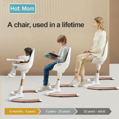 China Height Adjustable Mom Highchair Warm Baby Dining Chair Feeding Umpire Chair Foldable Umpire Chair For 6 Months - 12 Years Old 4 Colors for sale