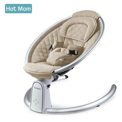 China Safety Confortable Baby Dining Bouncer Warm Safety Baby Chair Mommy Sleep Cozy Rocker Chair, Khaki for sale