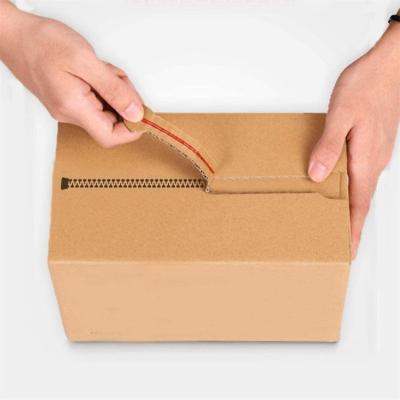 China Bestselling Recycled Materials Thicken Mailing Paper Box Mailing Zipper Mailing Box Corrugated Cardboard Packaging for sale