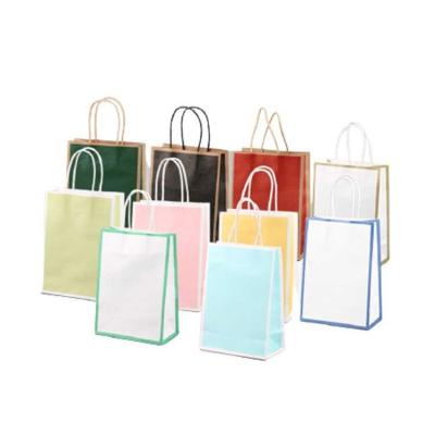 China Recycled Materials Custom Fashion Your Own Logo Print Cosmetics Shopping Luxury Gift Paper Bags for sale