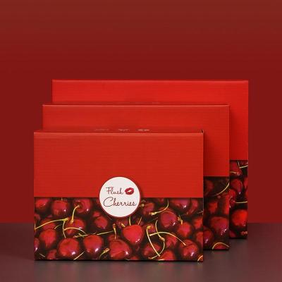 China Recycled Materials Wholesale Custom Printed Rectangle Fruit Gift Dates Paper Box And Shipping Packaging Bag Set for sale