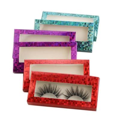 China Recycled Materials False Eyelashes Packaging Box Wholesale A Variety Of False Eyelash Boxes Optional Window Eyelashes for sale