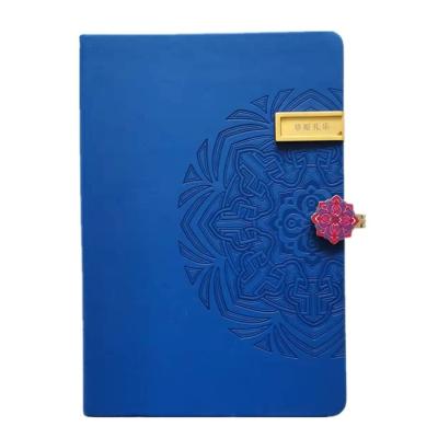 China Eco-friendly Wholesale High Quality Diary Business B6 Paper Maker Leather Notebook A4 A5 A6 A7 A8 B5 B6 Notebook With 16G U Disk for sale