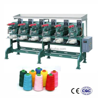 China Professional Cone Winding Machine Supply YF-A Sewing Thread Cone Winding Machine 6 Axes for sale