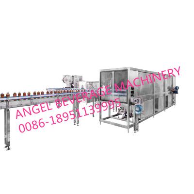 China Beverage Sterilization Juice Soft Drink Beer Sterilization Spray Cooling Tunnel And Heater for sale