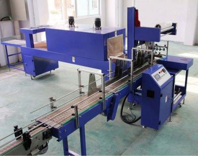 China High Quality Electric Heating Beverage Shrink Tunnel Wrapping Film Wrapping Machine en venta