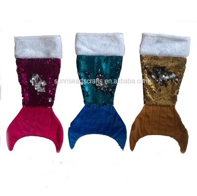 China 100% Polyester Sequins and Sequins 2021 New Arrival Fashion Festival Funny Reversible Velvet Latest and Velvet Mermaid Hot Pink Gold Blue Stockings for sale