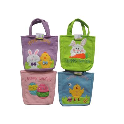 China New Arrival 2022 Cute Easter Felt Chick Bunny Sunflower Butterfly Carrot Mist Owl Bee Ladybug Designs Bag for sale