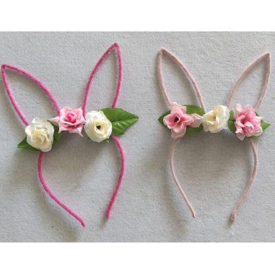 China 2022 Polyester New Arrival Floral Easter Headband for sale