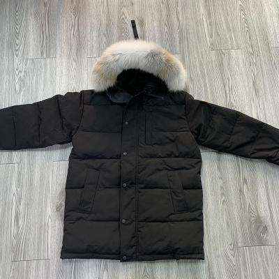 China E47Z Canada CG Winter Bomber Jackets Wolf Fur Goose Windproof High Quality Warm White Men. Cars0n Em0ry down the warm parkas for sale