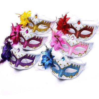 China Flower Time Amazon Accessory Diamond Mask Hallowee Venice Gifts Girl Decoration Masquerade Party Mask Carnival Slow Prom Costume Cosplay Mask for sale