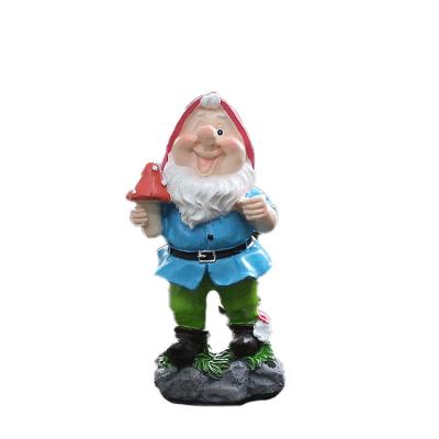 China Minimalist Fairy Slow Home Yard Balcony Resin Garden Christmas Gifts Amazon Time Decor Dwarf Mushroom Dwarfs Old Man Gnome Ornaments for sale