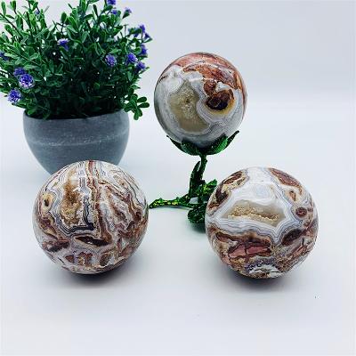 China Wholesale High Quality Natural Mexican Sphere Crystal Ball For Decoration Druzy Agate From Europe for sale