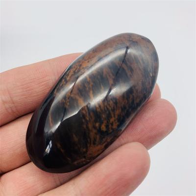 China Healing Natural Red Gemstone Europe Wholesale Price Obsidian Palm Mahogany Stone for sale