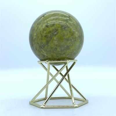 China Europe Wholesale Sphere Holder Crystal Stand Crystal Ball Metal Gold Base For Support for sale