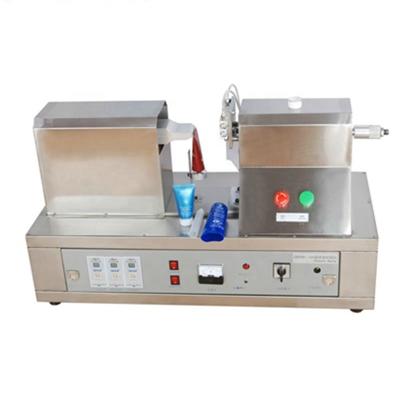 China T125 Ultrasonic Soft Cosmetic Beverage Paste Tube Sealing Machine , Semi Automatic Ultrasonic Tube Sealer Machine for sale