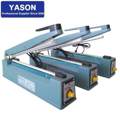 China Hand Press Type Beverage Bag Sealer With Middle Cutter for sale