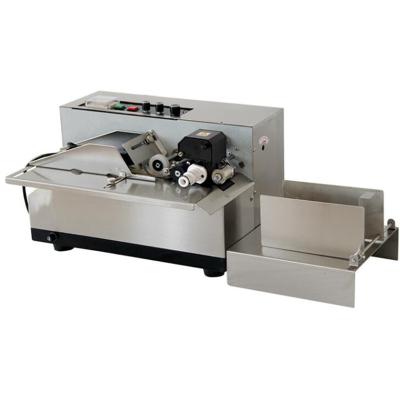 China Food industry ink wheel due date coding machine batch number code printing machine automatic solid hot stamping date coder printer MY-380F for sale