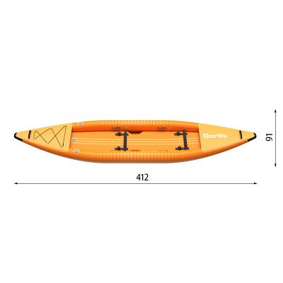 China Rigid Inflatable Boat Kayak In Stock Hot Sale Inflatable Kayak Drop Point Kayak Canoe Boat for sale