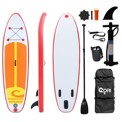 China Paddling Paddle Boards Factory Ready To Ship Inflatable Surf Board PVC Sip Board For Water Sports for sale