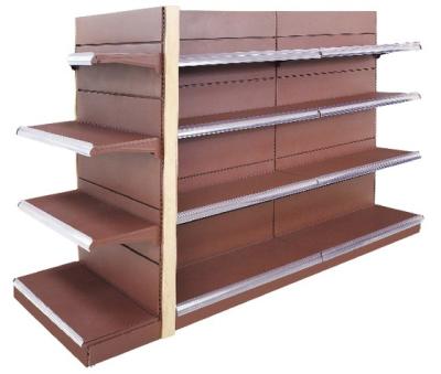 China Manufacturer Double Sided Shelves Display for Supermarket Shelf / Grocery Gondola Grocery Shelving for sale