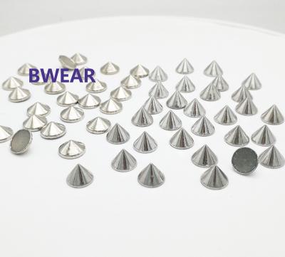 China Luxury Factory Wholesale Hotfix Cone Leather Punk Craft Rivets Studs For Clothes for sale