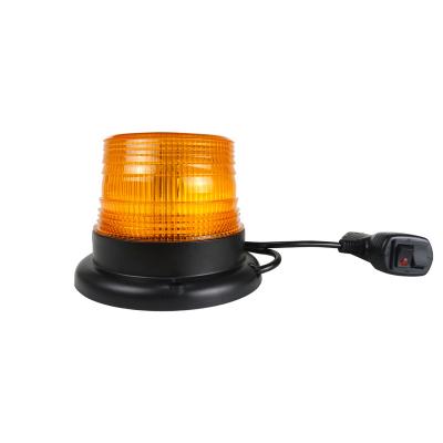 China ABS+PC 10w Amber 10 LED Beacon Car Emergency Strobe Light Roof Flashing Magnetic Top for sale