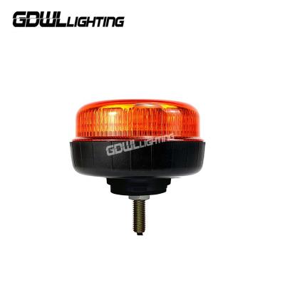 China LED Emergency Screw Mount Beacon Warning Flasher Amber Mini Revolving Warning Light for sale