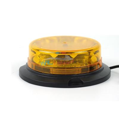 China Police and Rescue 3 Ambulance Firefight Car Amber Warning Led Beacon Reflex Bolt Mount Turning Light Truck for sale