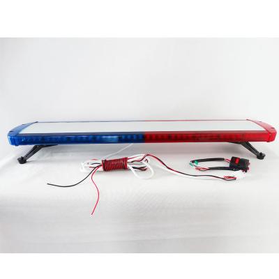 China PC+Aluminum Alloy GDWLLIGHTING 47inch 88w 12V 24V Emergency Warning Flash Strobe Warning Amber Red Blue Light Bar for sale