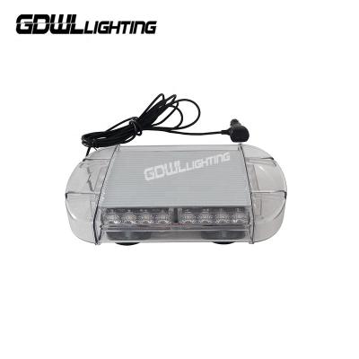 China LED Amber Emergency Beacon Recovery Light Bar Wrecker Mini LightBar Warning Flasher 33.5x22.5x7cm for sale