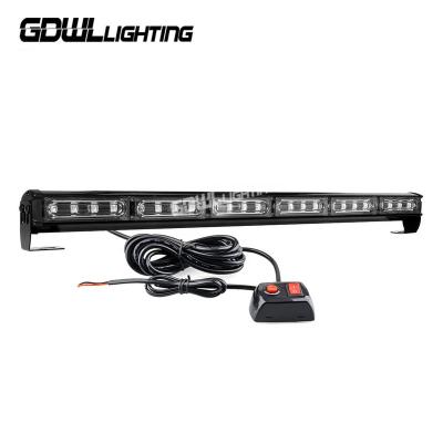 China Emergency Safety Warning Vehicles Waterproof LED Traffic Advisor Light Linear Stick LED Strobe Warning Light Directional Bar for sale