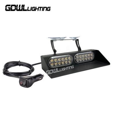 China 12V 24V emergency vehicle strobe ambulance led dash lightbar CEE warning sun visor R10 22x4.5x9.6cm for sale