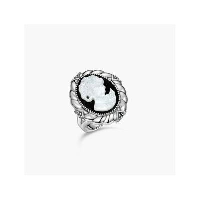 China French Classic Relief Series Cameo Ring CLASSIC Retro for sale