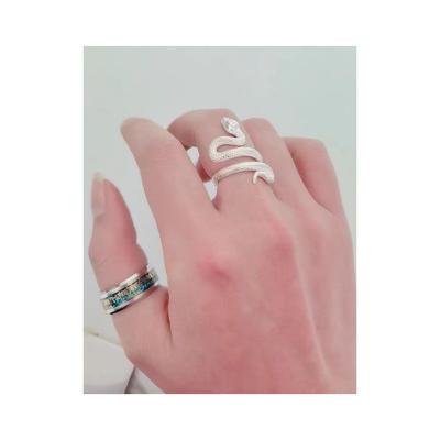 China Personality Serpentine Personalized Sterling Silver Ring for sale