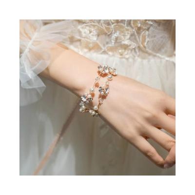 China Lucky Star LS Romantic Blossom Flower Beaded Bracelet Wanting To Be Your Bride SL001 for sale