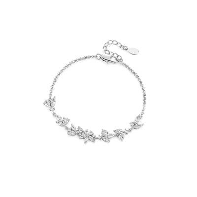 China The Other Sense Of LS Jasmine Bracelet Women Pure White 925 Design Silver Light Luxury for sale