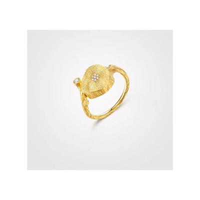 China Cute Treering Fixture Collection 18k Gold Set With Diamond South African Natural Women's Ring for sale