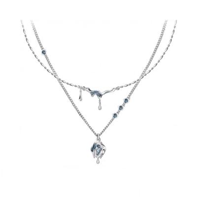 China Europe and America Lucky Star LS Alloy Titanium Steel Necklace for sale